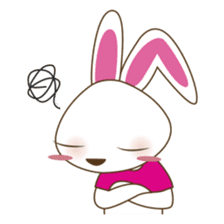 PuPu, the cheerful and sweet bunny sticker #399214