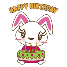 PuPu, the cheerful and sweet bunny sticker #399215