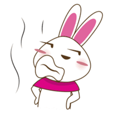 PuPu, the cheerful and sweet bunny sticker #399216