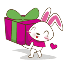 PuPu, the cheerful and sweet bunny sticker #399218
