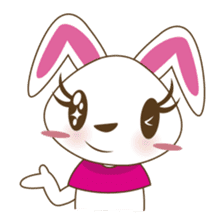 PuPu, the cheerful and sweet bunny sticker #399219