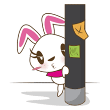 PuPu, the cheerful and sweet bunny sticker #399223