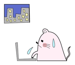 Sticker of cute mouse(Vol.1) sticker #399563