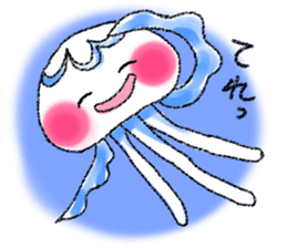 Pretty jellyfish sticker #399627