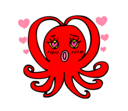 Cute Girl octopus,taako sticker #399665