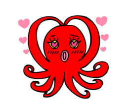 Cute Girl octopus,taako sticker #399665