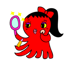 Cute Girl octopus,taako sticker #399667