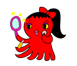 Cute Girl octopus,taako sticker #399667