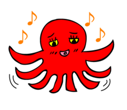 Cute Girl octopus,taako sticker #399672