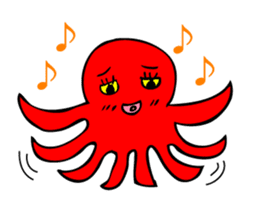 Cute Girl octopus,taako sticker #399672