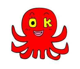 Cute Girl octopus,taako sticker #399673