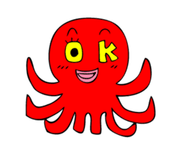 Cute Girl octopus,taako sticker #399673