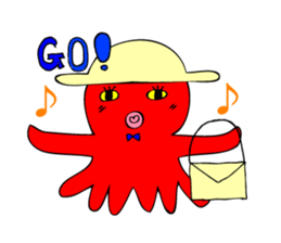 Cute Girl octopus,taako sticker #399676