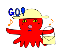 Cute Girl octopus,taako sticker #399676
