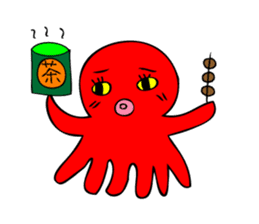 Cute Girl octopus,taako sticker #399678