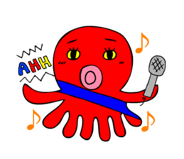 Cute Girl octopus,taako sticker #399679