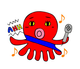 Cute Girl octopus,taako sticker #399679