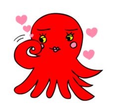 Cute Girl octopus,taako sticker #399683