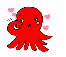 Cute Girl octopus,taako sticker #399683
