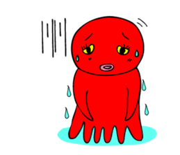 Cute Girl octopus,taako sticker #399684
