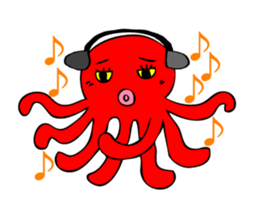 Cute Girl octopus,taako sticker #399685