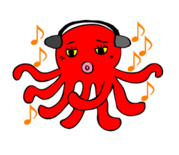 Cute Girl octopus,taako sticker #399685