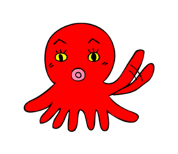 Cute Girl octopus,taako sticker #399689