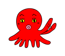 Cute Girl octopus,taako sticker #399689