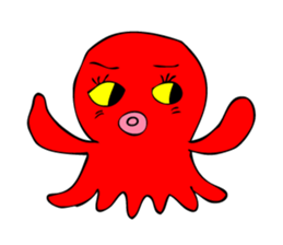 Cute Girl octopus,taako sticker #399692