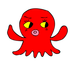 Cute Girl octopus,taako sticker #399692