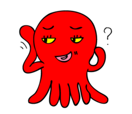 Cute Girl octopus,taako sticker #399694