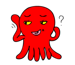 Cute Girl octopus,taako sticker #399694