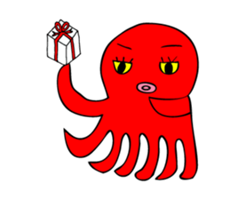 Cute Girl octopus,taako sticker #399698