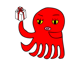 Cute Girl octopus,taako sticker #399698