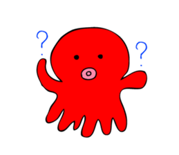 Cute Girl octopus,taako sticker #399700