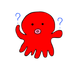 Cute Girl octopus,taako sticker #399700