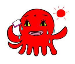 Cute Girl octopus,taako sticker #399702