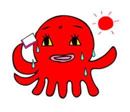 Cute Girl octopus,taako sticker #399702