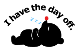 English ver. He is kurokuma sticker #399916