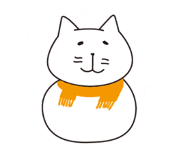 carefree cat sticker #400180