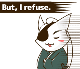 CHONMAGE TAIL -EDO CATS-(ENGLISH) sticker #400322