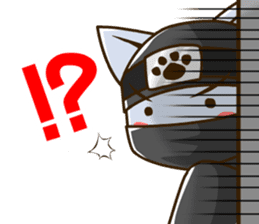 CHONMAGE TAIL -EDO CATS-(ENGLISH) sticker #400325