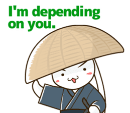 CHONMAGE TAIL -EDO CATS-(ENGLISH) sticker #400336