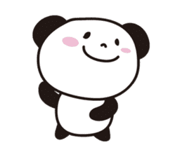 simple panda sticker #400667