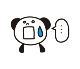 simple panda sticker #400681