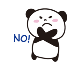 simple panda sticker #400683