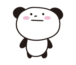 simple panda sticker #400684