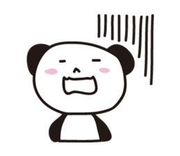 simple panda sticker #400689
