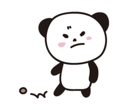 simple panda sticker #400692