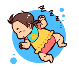 Daily life of the Baby STAMP sticker #400818
